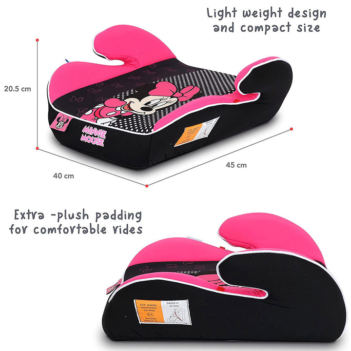 Disney Minnie Mouse Kids Booster Seat With Arm Rest - ZY13A Minnie-A, Assorted - Easy Pharmacy LLC