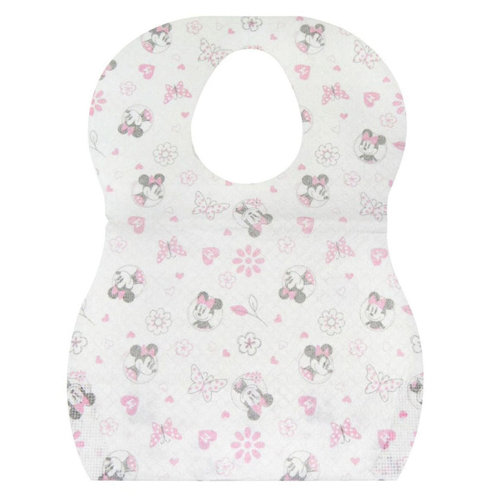 Disney Minnie Mouse Leak Proof Disposable Baby Bibs Assorted, Pack of 8's - Easy Pharmacy LLC