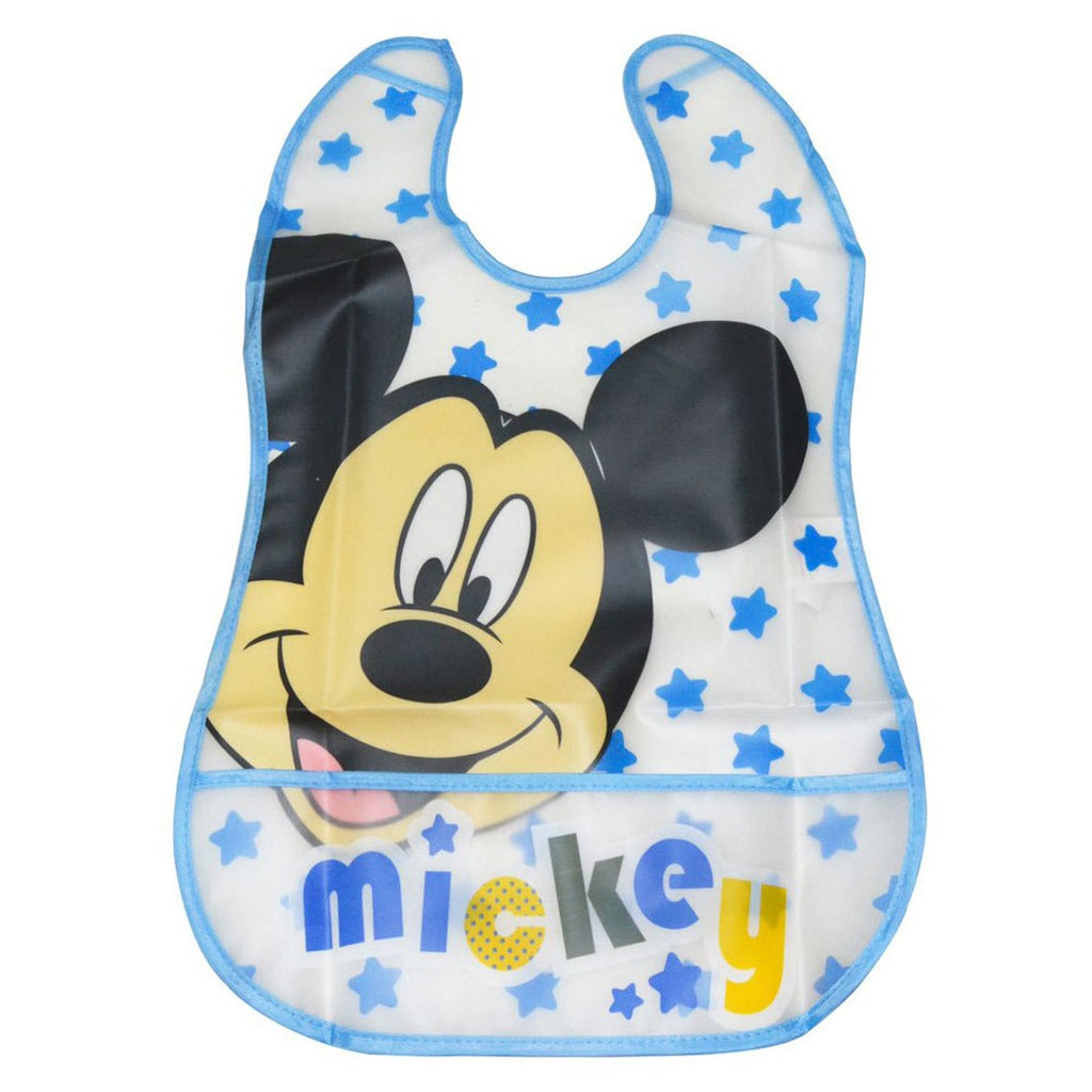 Disney Mickey Mouse Washable Waterproof Peva Apron Bib For 6+ Month Baby, Pack of 1's - Easy Pharmacy LLC