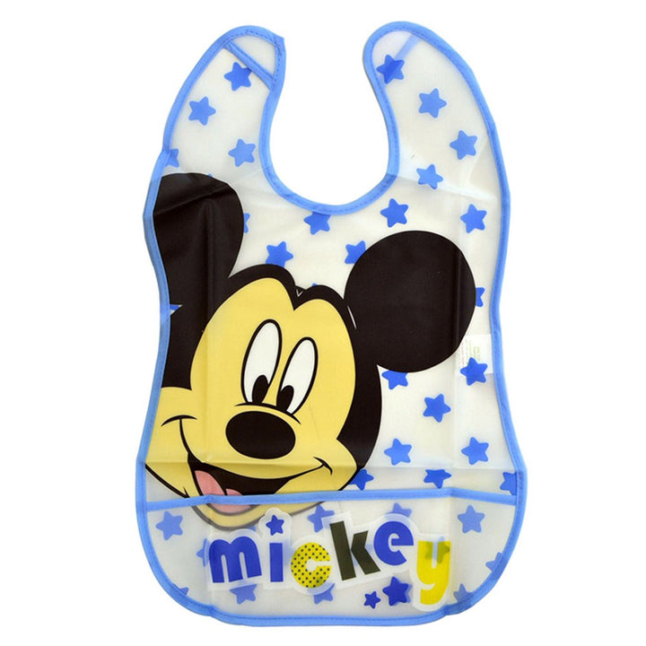 Disney Mickey Mouse Washable Waterproof Peva Apron Bib For 6+ Month Baby, Pack of 1's - Easy Pharmacy LLC