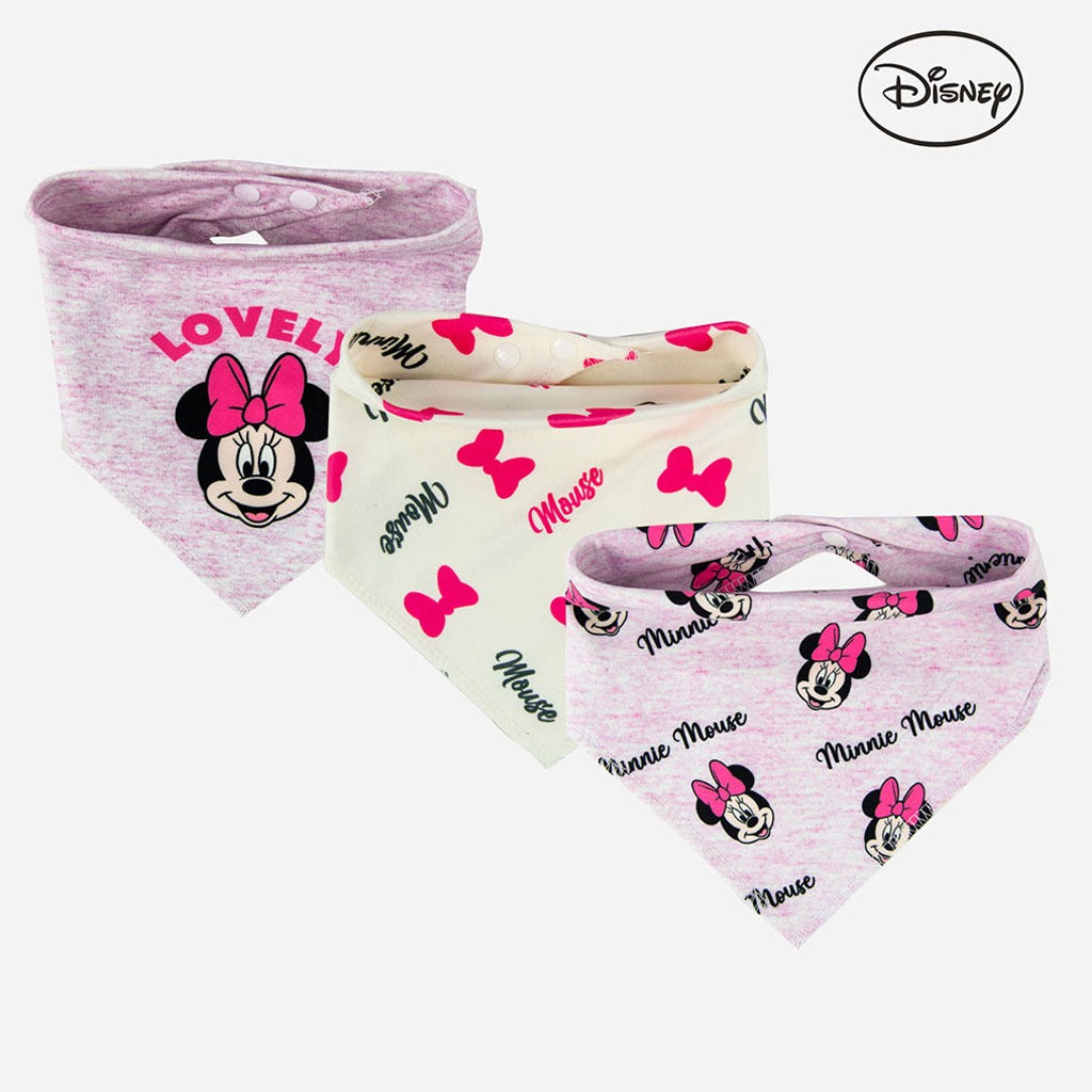 Disney Minnie Mouse Bandana Bib For Baby, Pack of 3's - TRHA15986B - Easy Pharmacy LLC