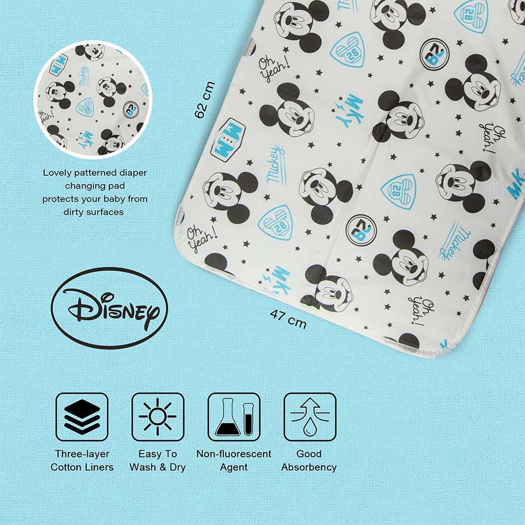 Disney Mickey Mouse Waterproof Reusable Baby Diaper Changing Mat 47 x 62 cm - Easy Pharmacy LLC