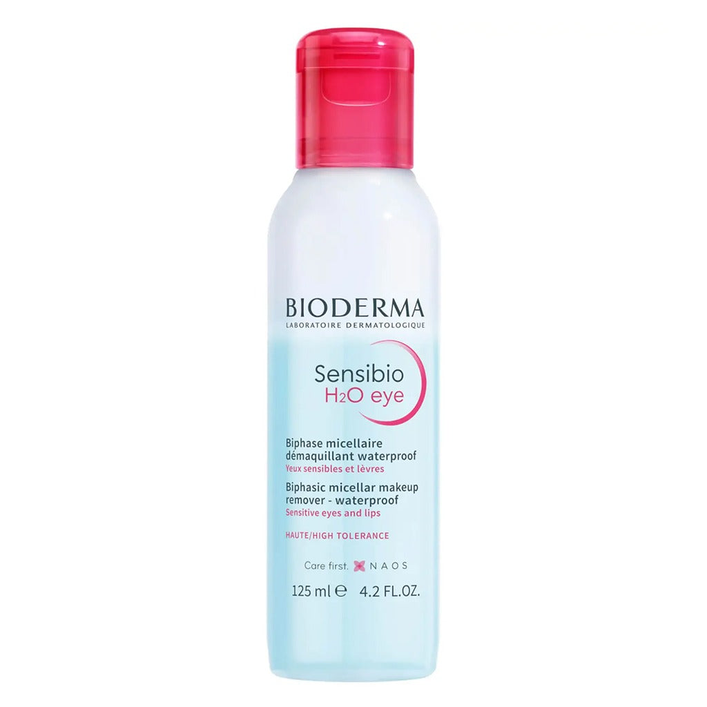 Bioderma Sensibio H20 Eye Biphasic Waterproof Micellar Make-Up Remover 125ml - Easy Pharmacy LLC