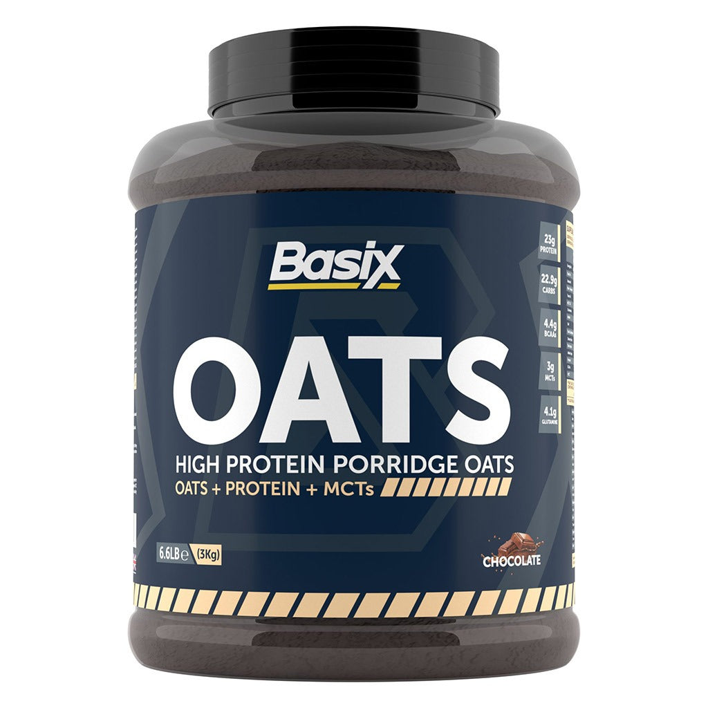 Basix Oats High Protein Porridge Oats Chocolate 3kg - Easy Pharmacy LLC