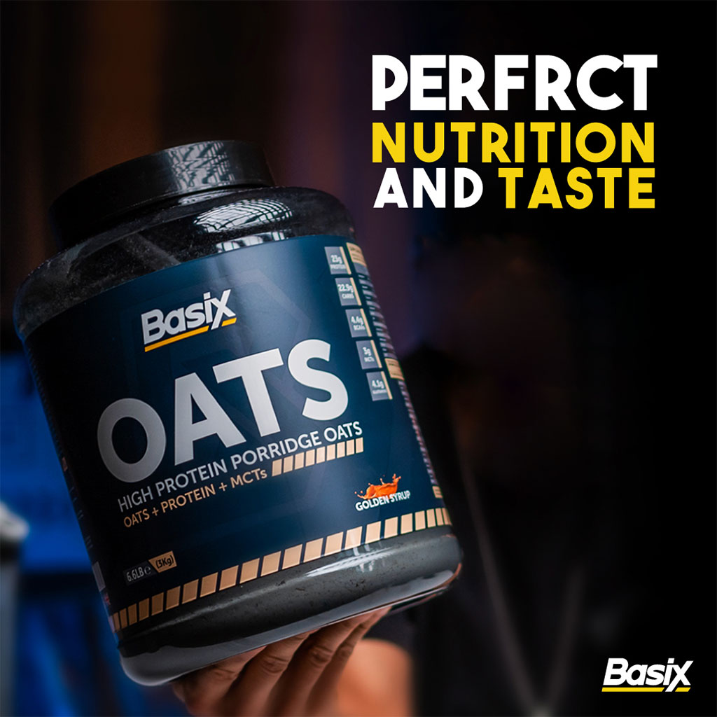 Basix Oats High Protein Porridge Oats Chocolate 3kg - Easy Pharmacy LLC