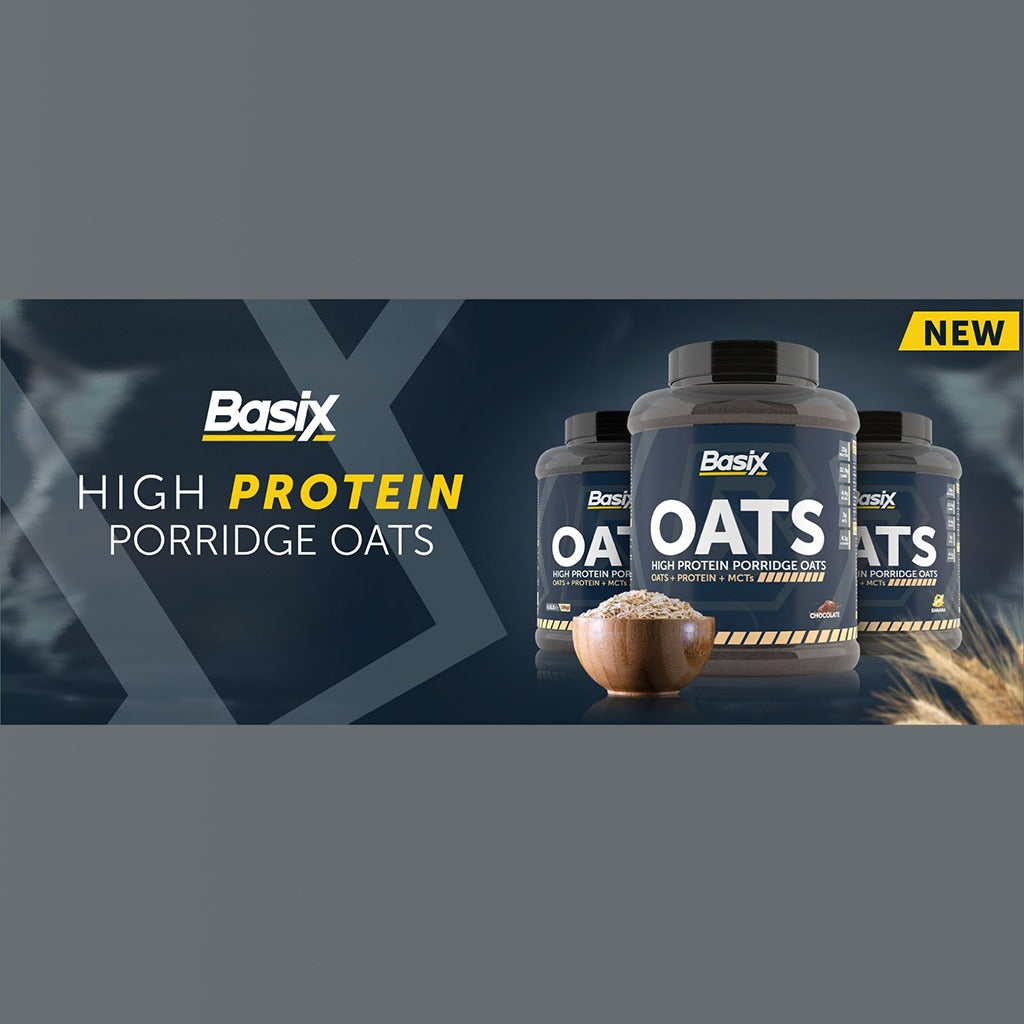 Basix Oats High Protein Porridge Oats Chocolate 3kg - Easy Pharmacy LLC