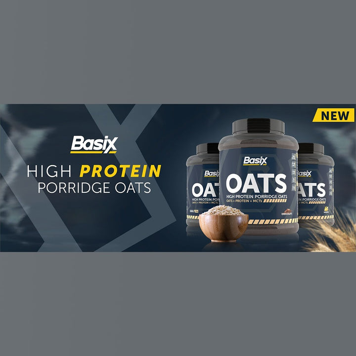 Basix Oats High Protein Porridge Oats Chocolate 3kg - Easy Pharmacy LLC