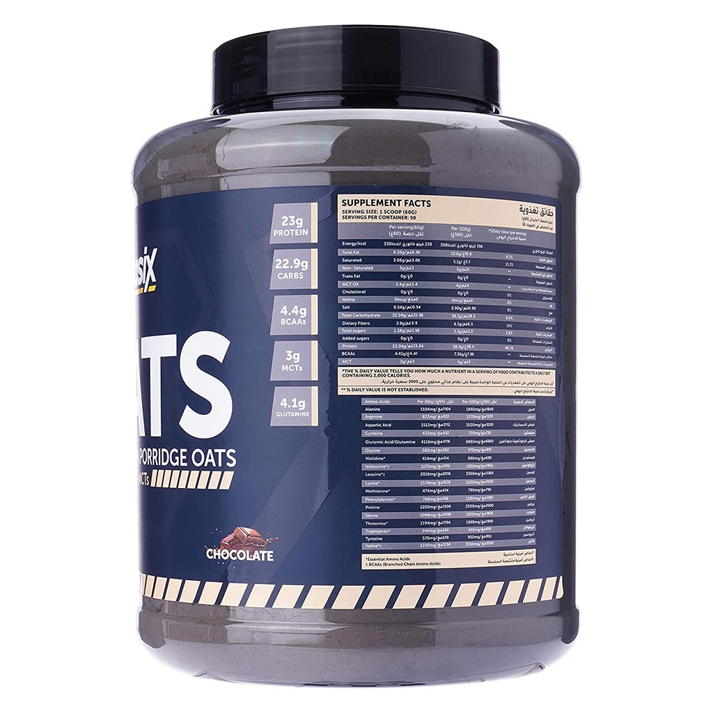 Basix Oats High Protein Porridge Oats Chocolate 3kg - Easy Pharmacy LLC