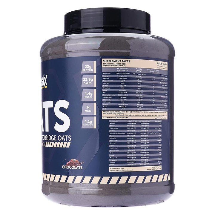 Basix Oats High Protein Porridge Oats Chocolate 3kg - Easy Pharmacy LLC