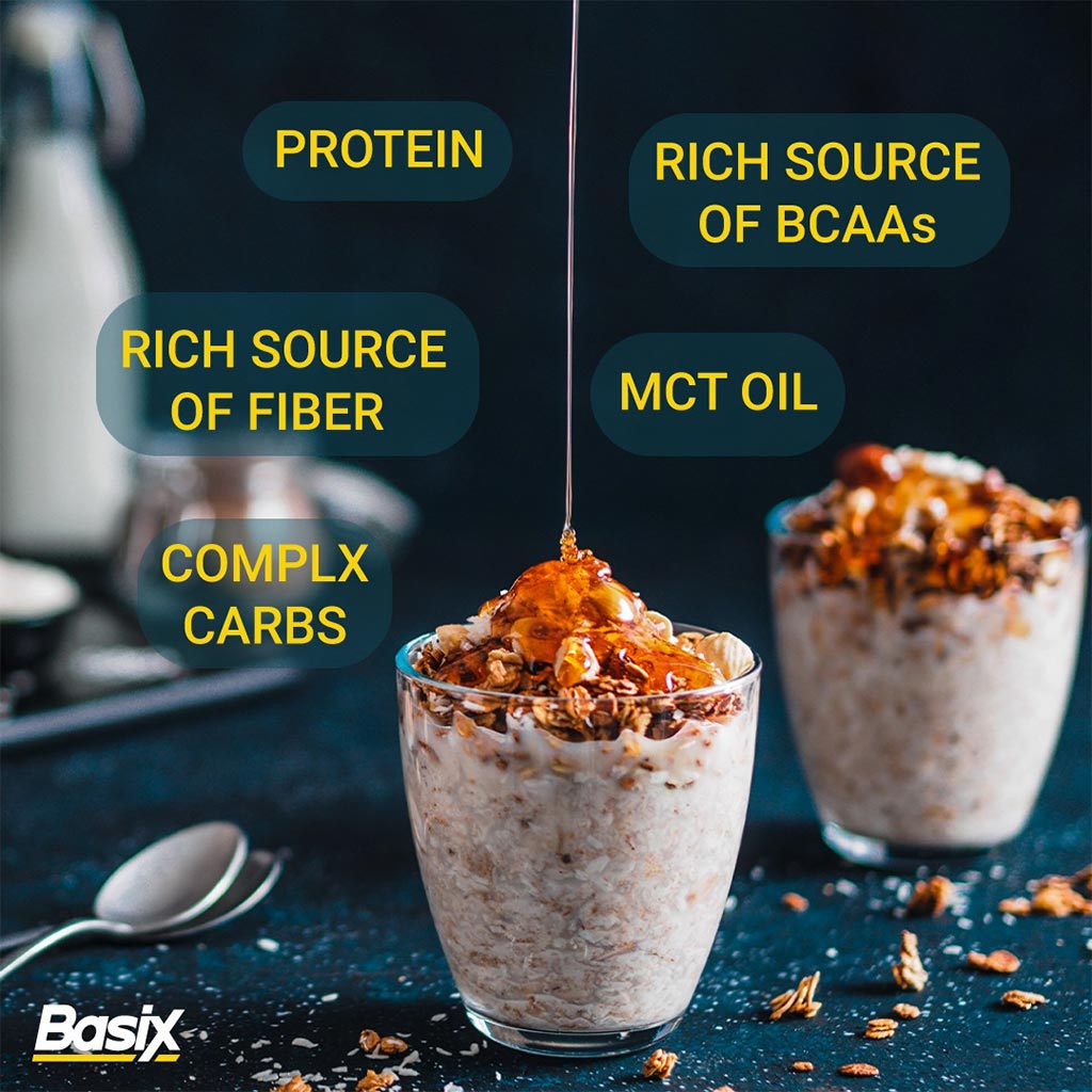 Basix Oats High Protein Porridge Oats Banana 3kg - Easy Pharmacy LLC