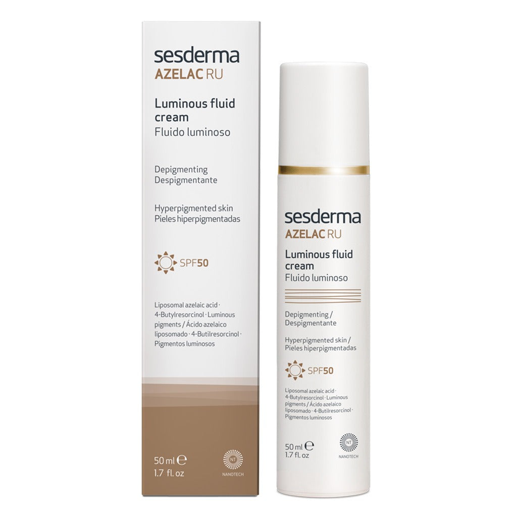 Sesderma Azelac Ru Luminous Fluid SPF 50 Cream With Depigmenting Actives For Blemishes 50ml - Easy Pharmacy LLC