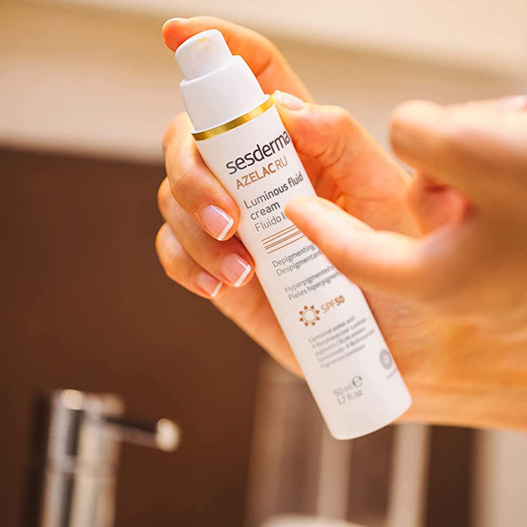 Sesderma Azelac Ru Luminous Fluid SPF 50 Cream With Depigmenting Actives For Blemishes 50ml - Easy Pharmacy LLC