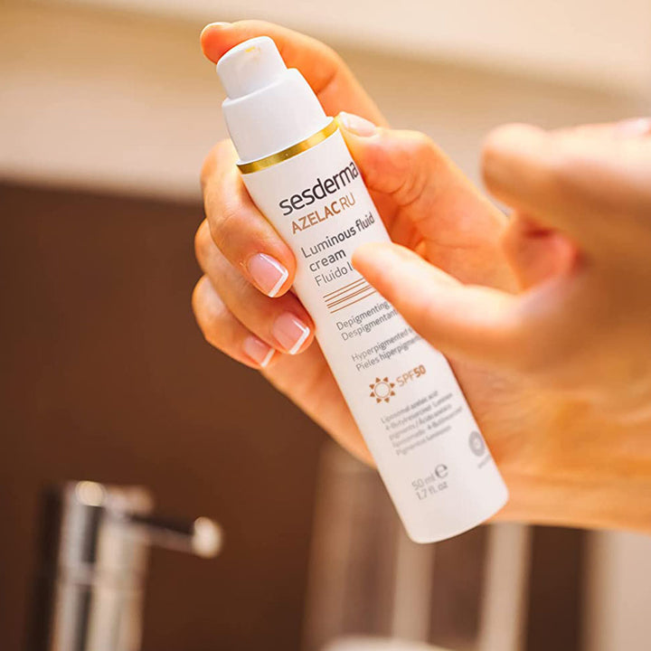 Sesderma Azelac Ru Luminous Fluid SPF 50 Cream With Depigmenting Actives For Blemishes 50ml - Easy Pharmacy LLC