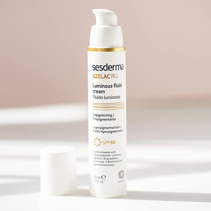 Sesderma Azelac Ru Luminous Fluid SPF 50 Cream With Depigmenting Actives For Blemishes 50ml - Easy Pharmacy LLC