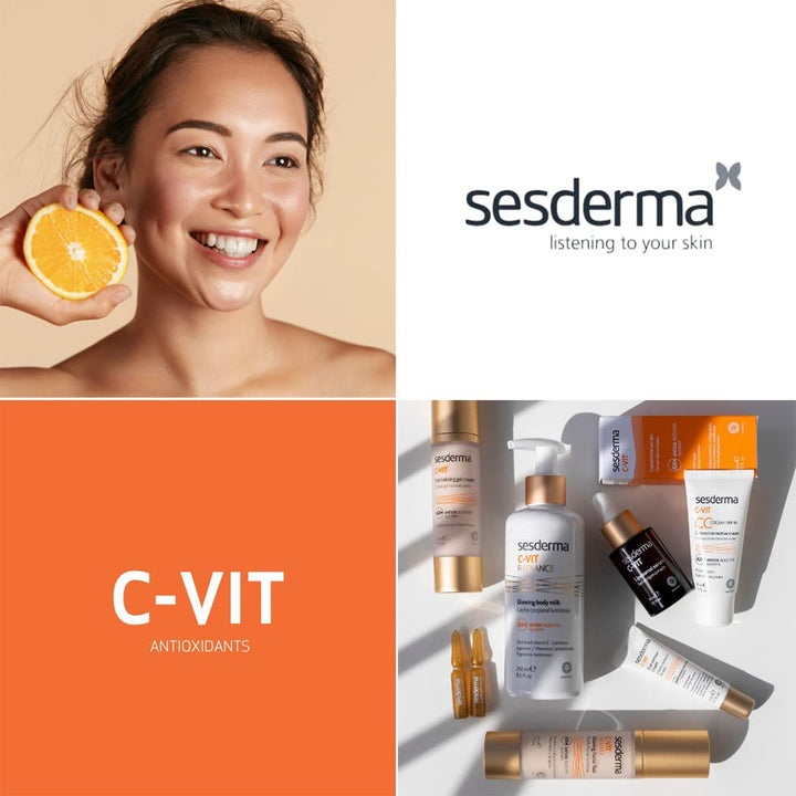 Sesderma C-Vit Antioxidant & Antiaging Liposomal Face Serum For Brightening 30ml - Easy Pharmacy LLC