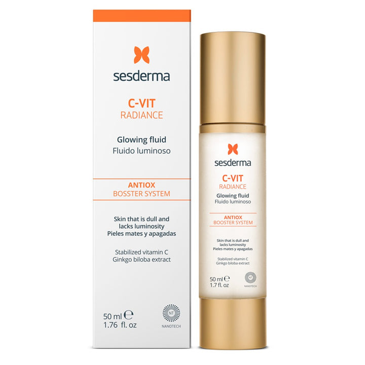 Sesderma C-Vit Radiance Antioxidant & Antiaging Glowing Face Fluid 50ml - Easy Pharmacy LLC