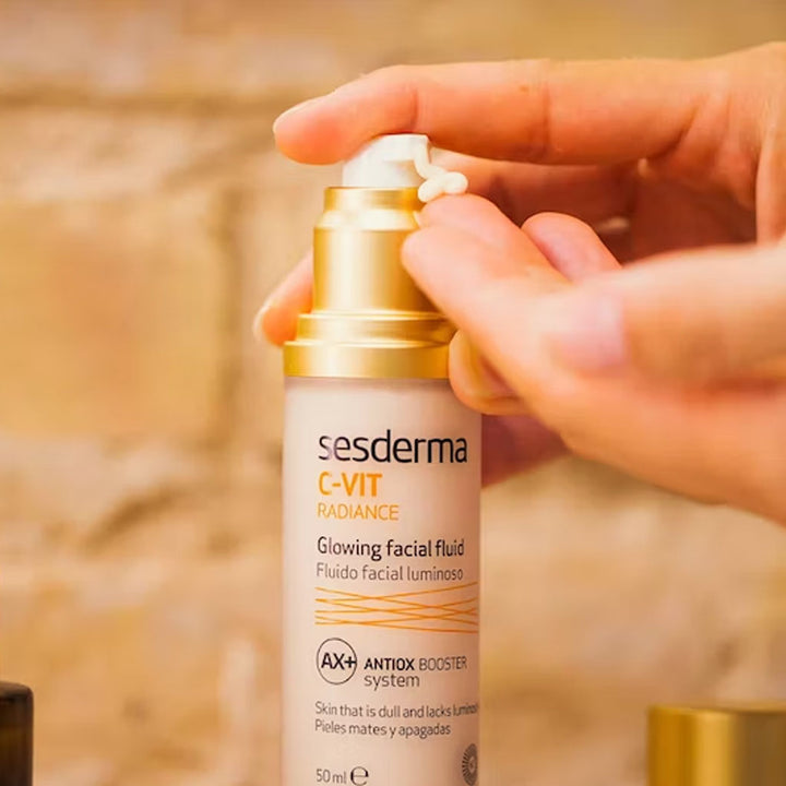 Sesderma C-Vit Radiance Antioxidant & Antiaging Glowing Face Fluid 50ml - Easy Pharmacy LLC