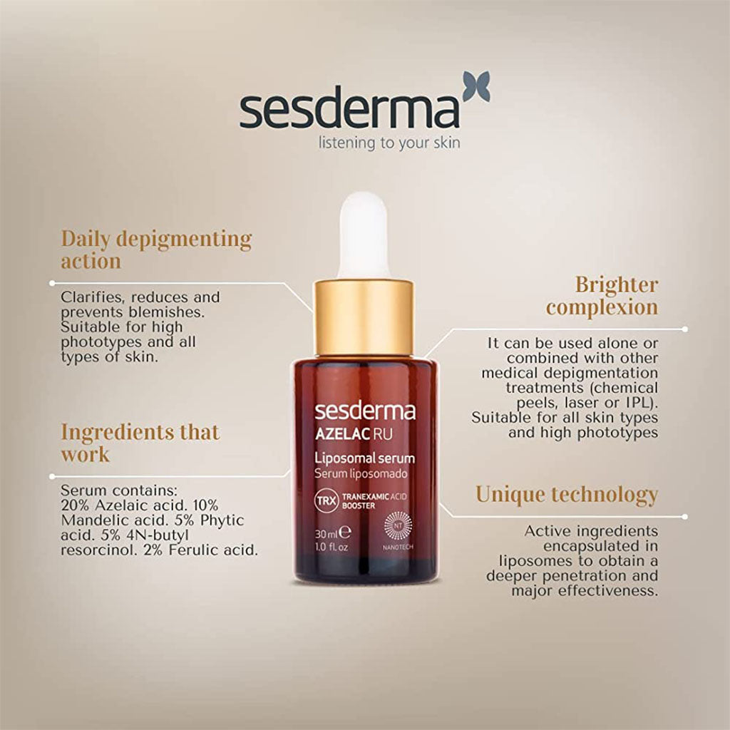 Sesderma Azelac Ru Liposomal Serum With Retinol For Blemishes 30ml - Easy Pharmacy LLC