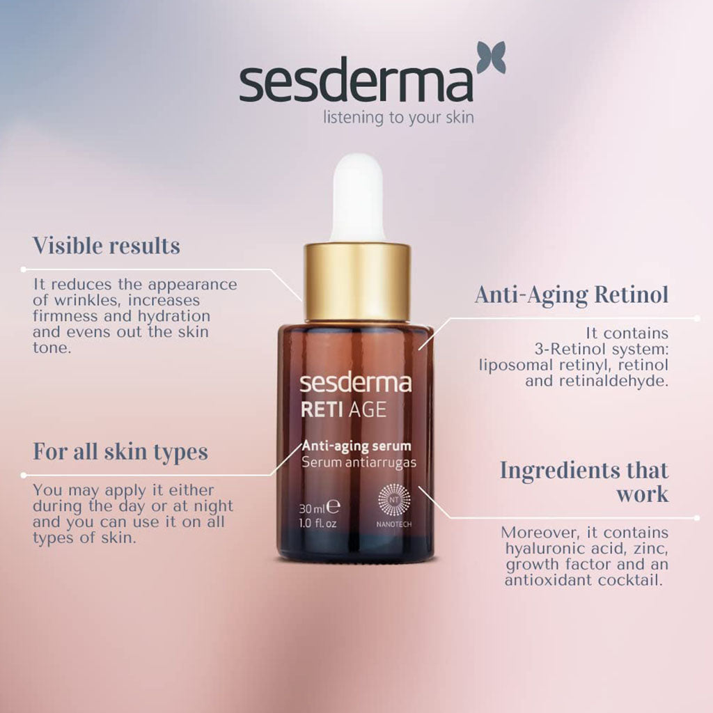 Sesderma Retiage Antiaging Serum With Retinol 30ml - Easy Pharmacy LLC