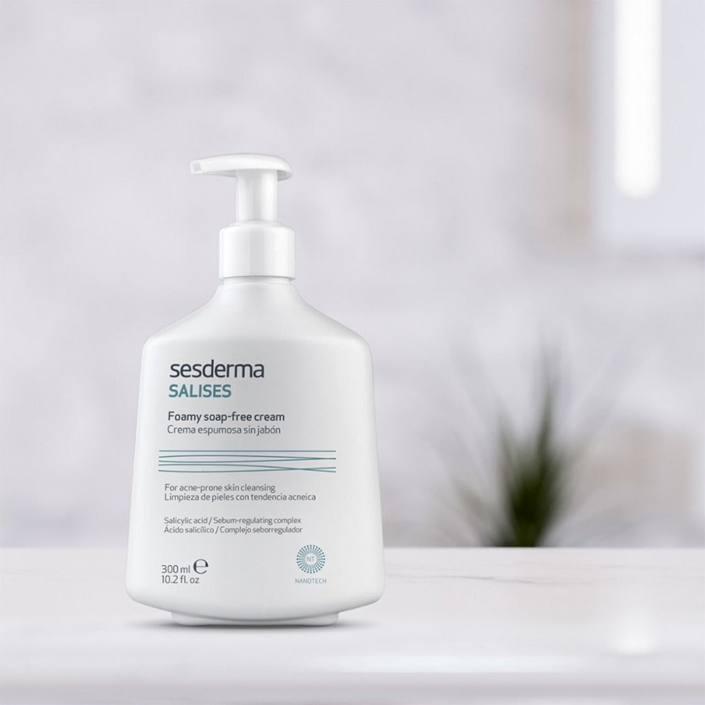 Sesderma Salises Foamy Soap Free Cream For Oily Skin 300ml - Easy Pharmacy LLC