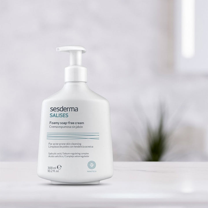 Sesderma Salises Foamy Soap Free Cream For Oily Skin 300ml - Easy Pharmacy LLC