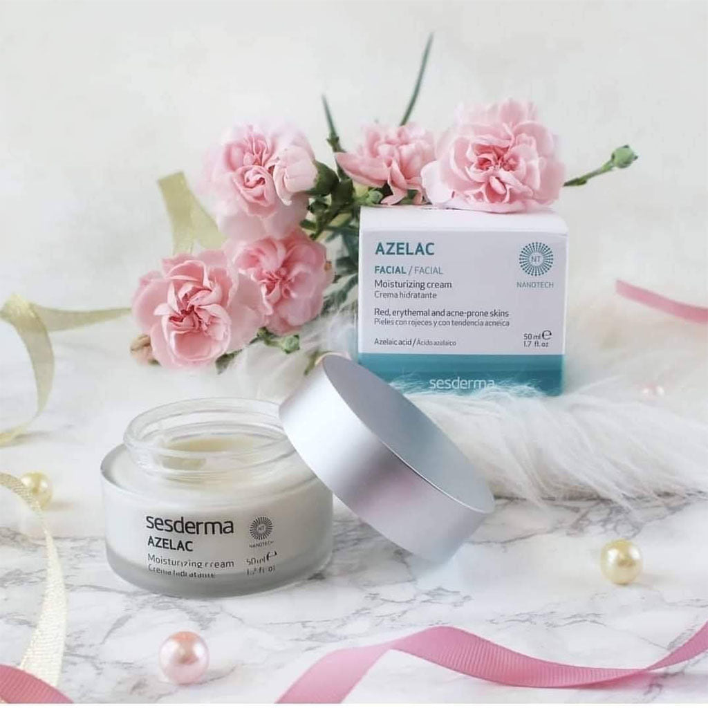 Sesderma Azelac Moisturizer Facial Cream For Acne & Redness Prone Skin 50ml - Easy Pharmacy LLC