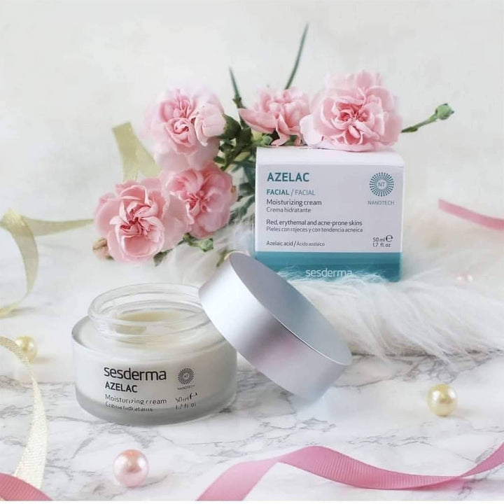 Sesderma Azelac Moisturizer Facial Cream For Acne & Redness Prone Skin 50ml - Easy Pharmacy LLC