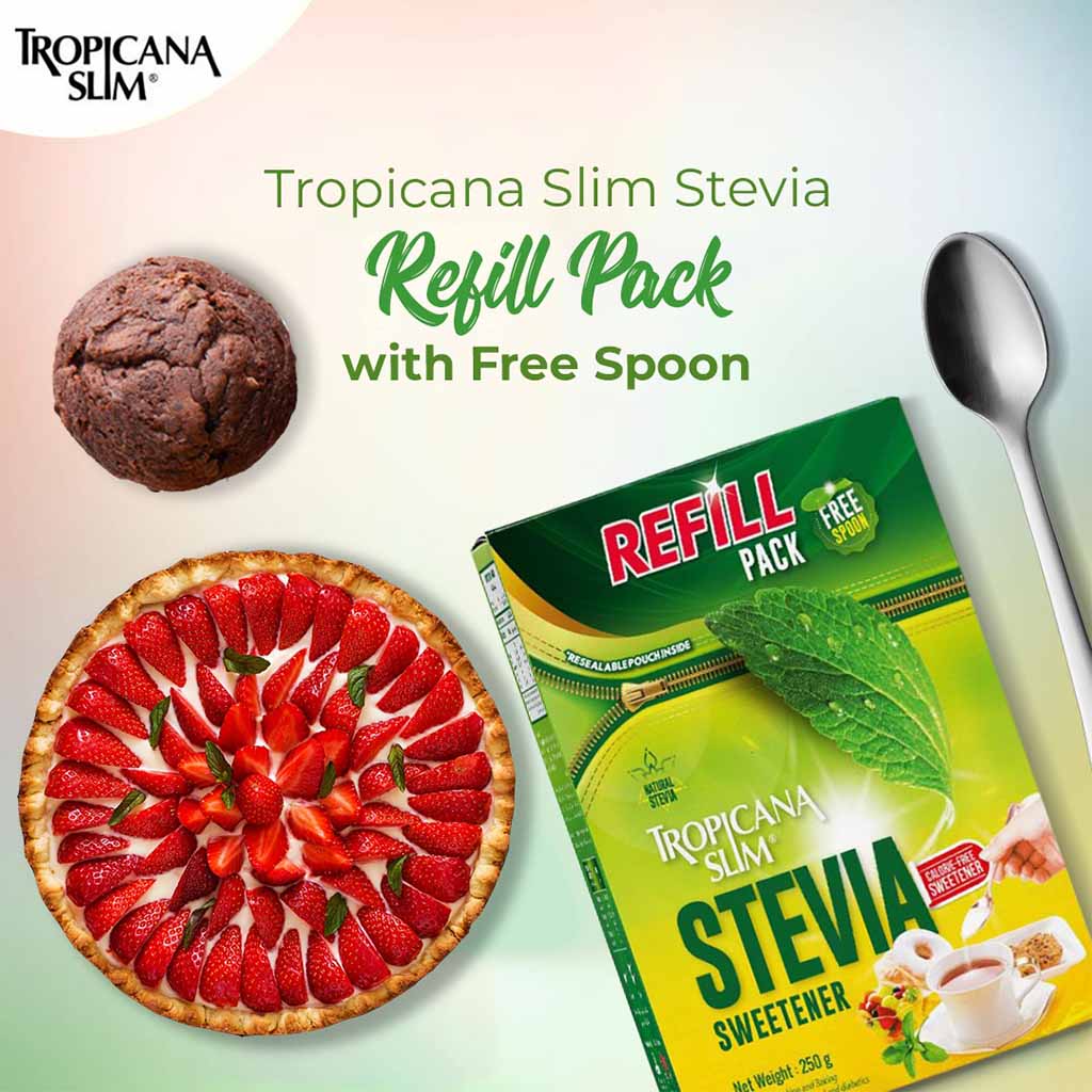 Tropicana Slim Calorie Free Sweetener With Stevia, 250g Refill Pack of 1's - Easy Pharmacy LLC