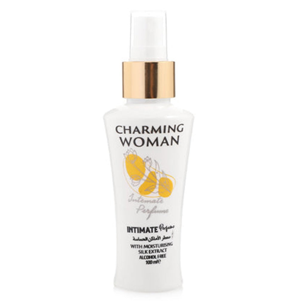 Charming Woman Alcohol-Free Intimate Care Spray White With Moisturizing Silk Extract 100ml - Easy Pharmacy LLC