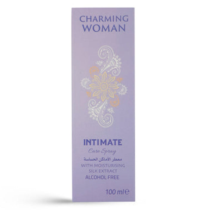 Charming Woman Alcohol-Free Intimate Care Spray Purple With Moisturizing Silk Extract 100ml - Easy Pharmacy LLC