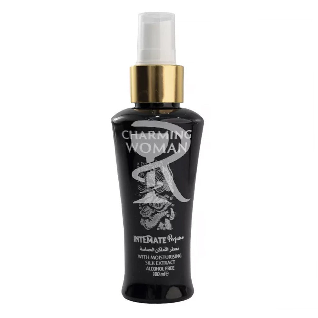 Charming Woman Alcohol-Free Intimate Care Spray Black With Moisturizing Silk Extract 100ml - Easy Pharmacy LLC
