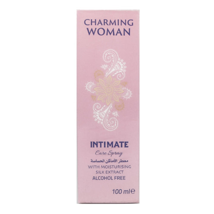 Charming Woman Alcohol-Free Intimate Care Spray Pink With Moisturizing Silk Extract 100ml - Easy Pharmacy LLC