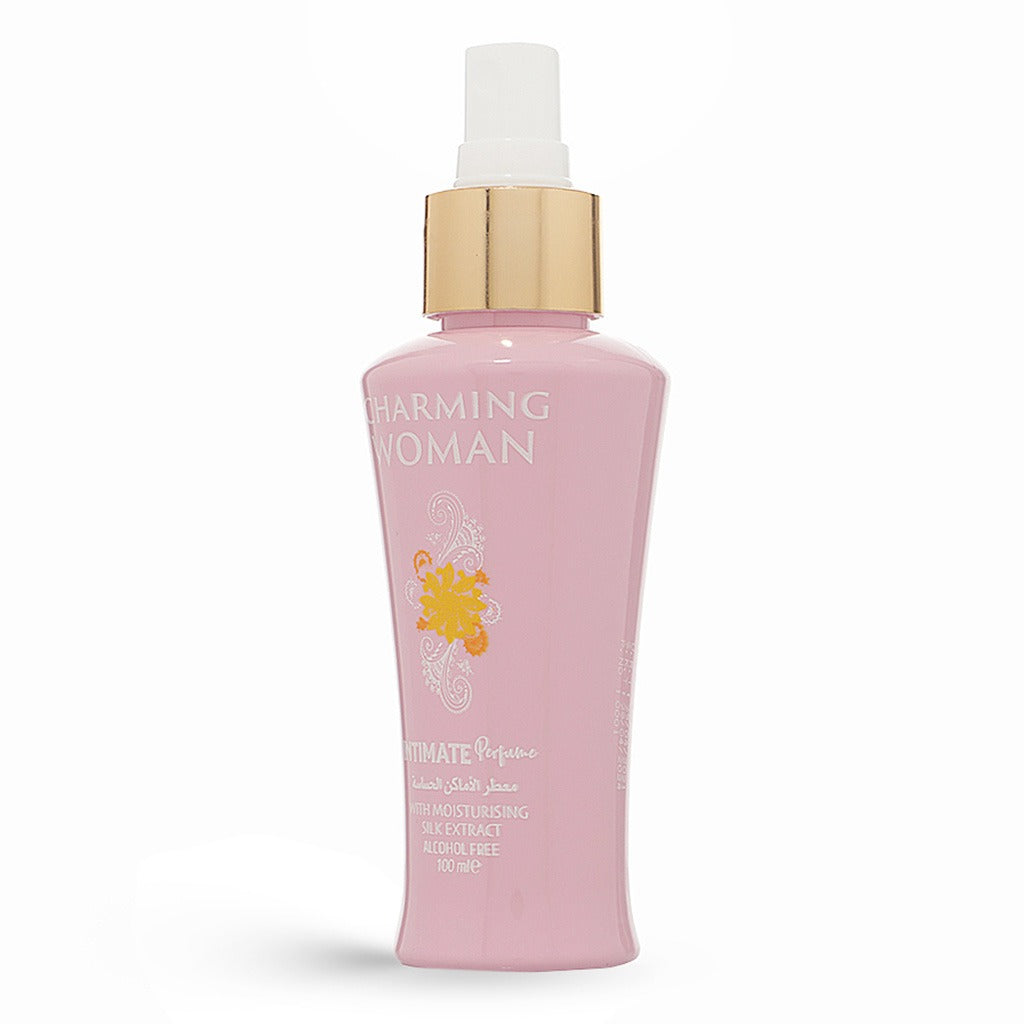 Charming Woman Alcohol-Free Intimate Care Spray Pink With Moisturizing Silk Extract 100ml - Easy Pharmacy LLC