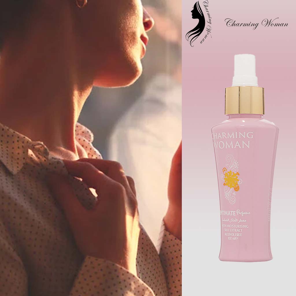Charming Woman Alcohol-Free Intimate Care Spray Pink With Moisturizing Silk Extract 100ml - Easy Pharmacy LLC
