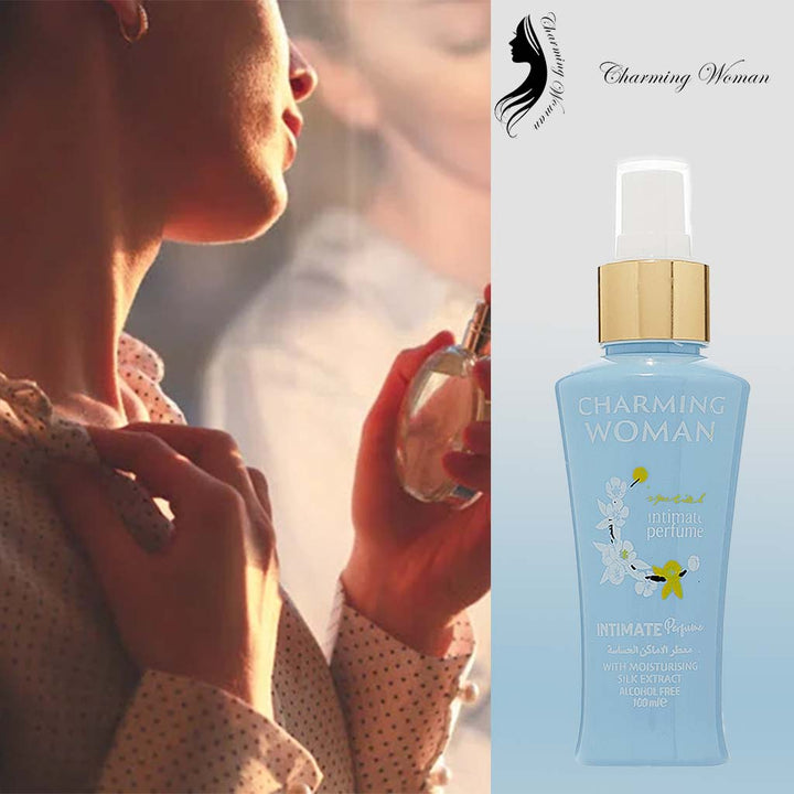 Charming Woman Alcohol-Free Intimate Care Spray Blue With Moisturizing Silk Extract 100ml - Easy Pharmacy LLC