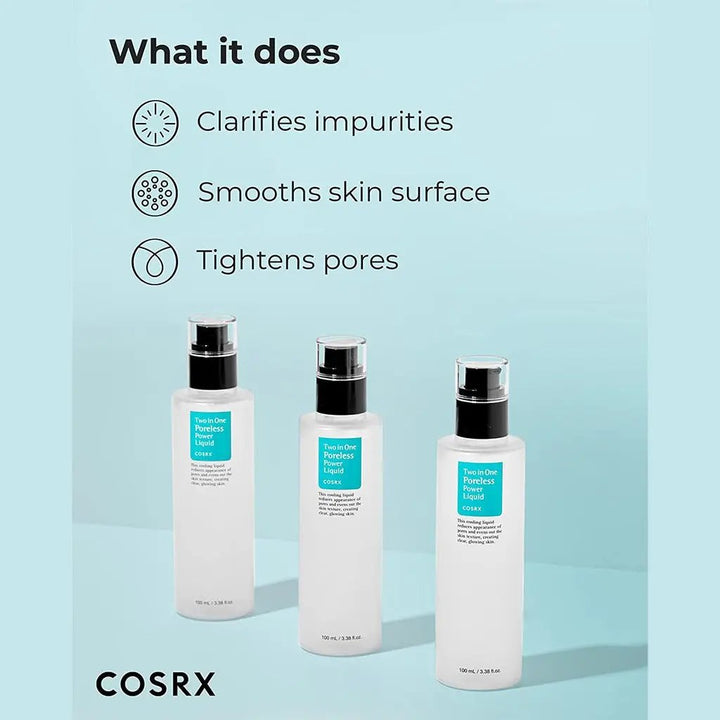 Cosrx Two In One Poreless Power Liquid Serum With BHA & Tannin For All Skin Types 100ml