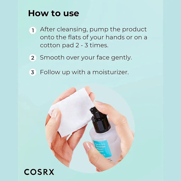 Cosrx Two In One Poreless Power Liquid Serum With BHA & Tannin For All Skin Types 100ml