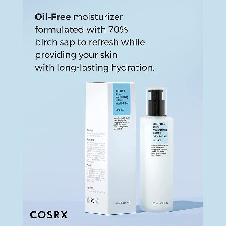 Cosrx Oil-Free-Ultra-Moisturizing Lotion With Birch Sap 100ml - Easy Pharmacy LLC