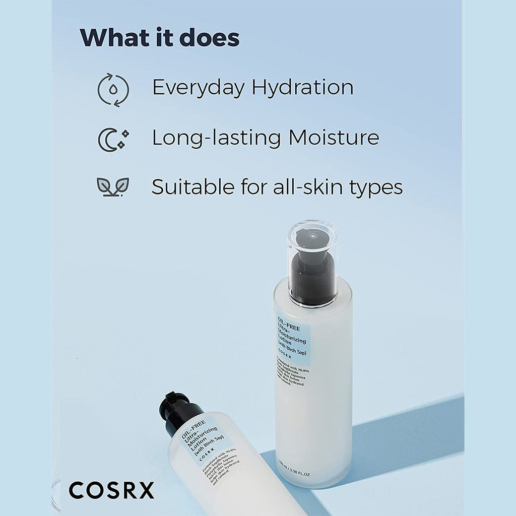Cosrx Oil-Free-Ultra-Moisturizing Lotion With Birch Sap 100ml - Easy Pharmacy LLC