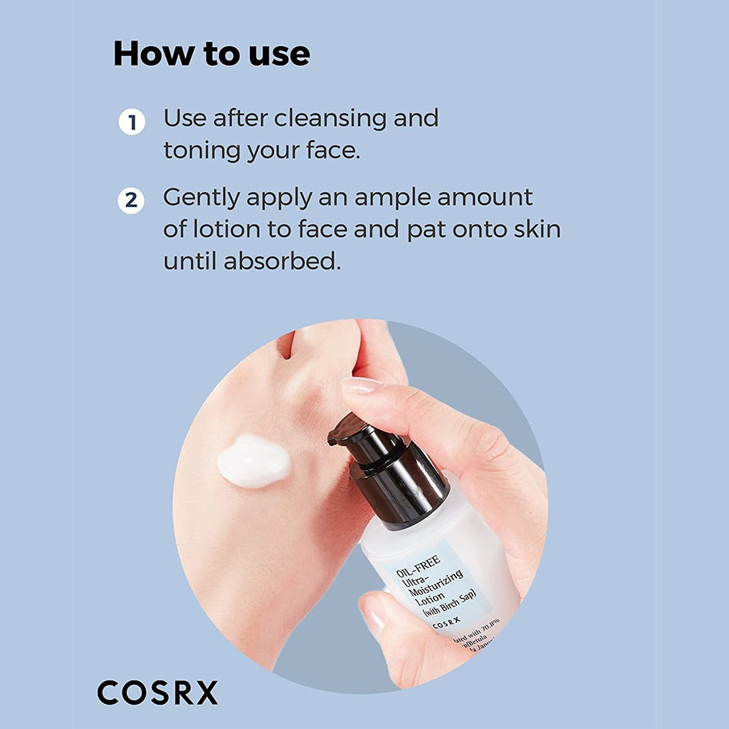Cosrx Oil-Free-Ultra-Moisturizing Lotion With Birch Sap 100ml - Easy Pharmacy LLC