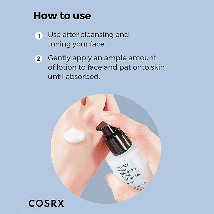 Cosrx Oil-Free-Ultra-Moisturizing Lotion With Birch Sap 100ml - Easy Pharmacy LLC