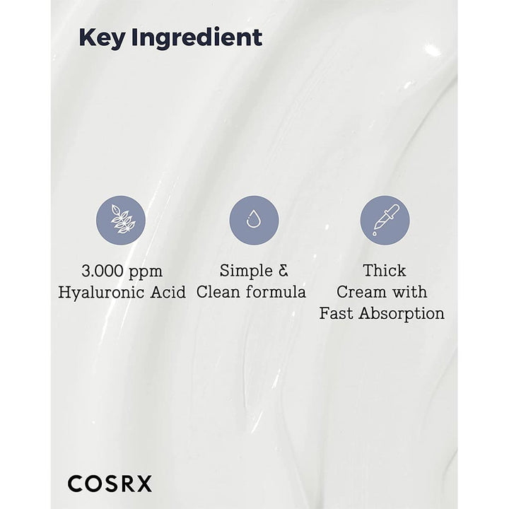Cosrx Hyaluronic Acid Intensive Moisturizing Cream For Dry Dehydrated Skin 100g - Easy Pharmacy LLC