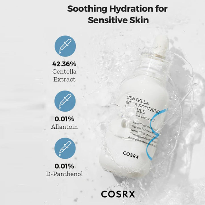 Cosrx Hydrium Centella Aqua Soothing Ampoule for redness 40ml - Easy Pharmacy LLC