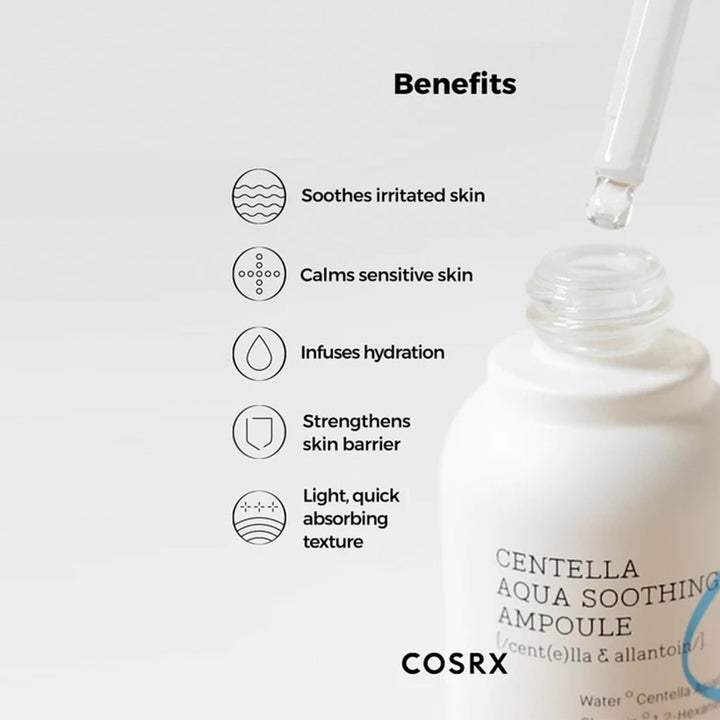 Cosrx Hydrium Centella Aqua Soothing Ampoule for redness 40ml - Easy Pharmacy LLC