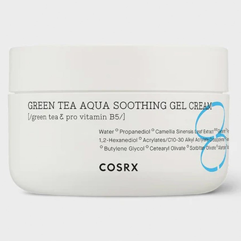Cosrx Hydrium Green Tea Aqua Soothing Gel Cream For Hot irritated Skin 50ml - Easy Pharmacy LLC