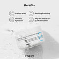 Cosrx Hydrium Green Tea Aqua Soothing Gel Cream For Hot irritated Skin 50ml