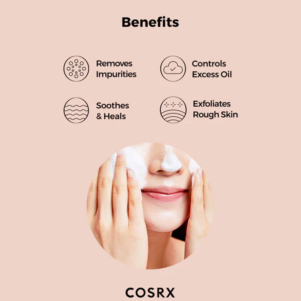 Cosrx AC Collection Calming Foam Cleanser with Salicylic Acid 150ml - Easy Pharmacy LLC