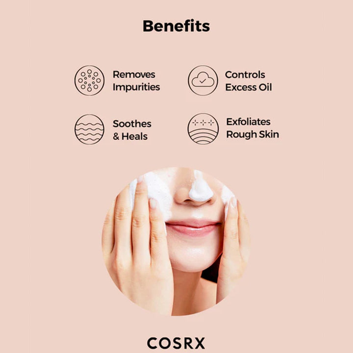 Cosrx AC Collection Calming Foam Cleanser with Salicylic Acid 150ml - Easy Pharmacy LLC