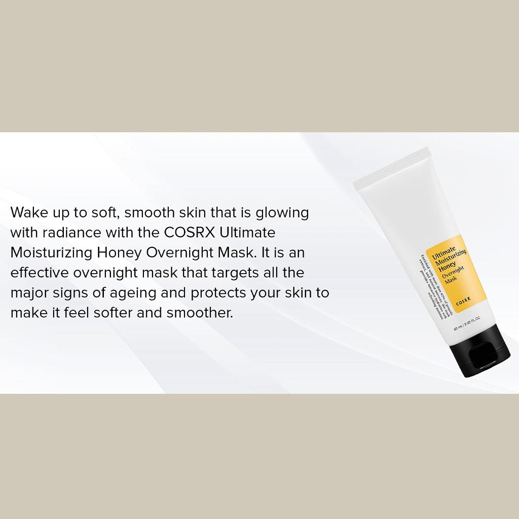 Cosrx Ultimate Moisturizing Honey Overnight 3 In 1 Mask 60ml - Easy Pharmacy LLC