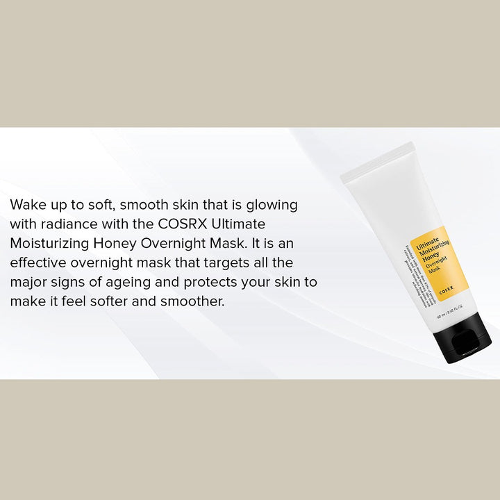 Cosrx Ultimate Moisturizing Honey Overnight 3 In 1 Mask 60ml - Easy Pharmacy LLC
